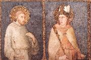St Francis and St Louis of Toulouse Simone Martini